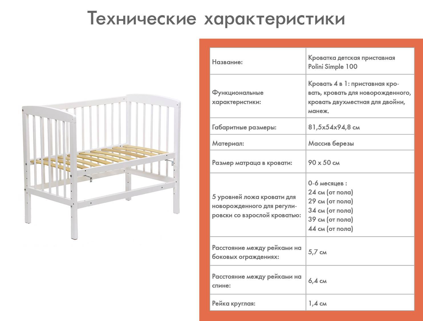 11 лучших кроваток для новорожденных в 2022 году - mums.ru