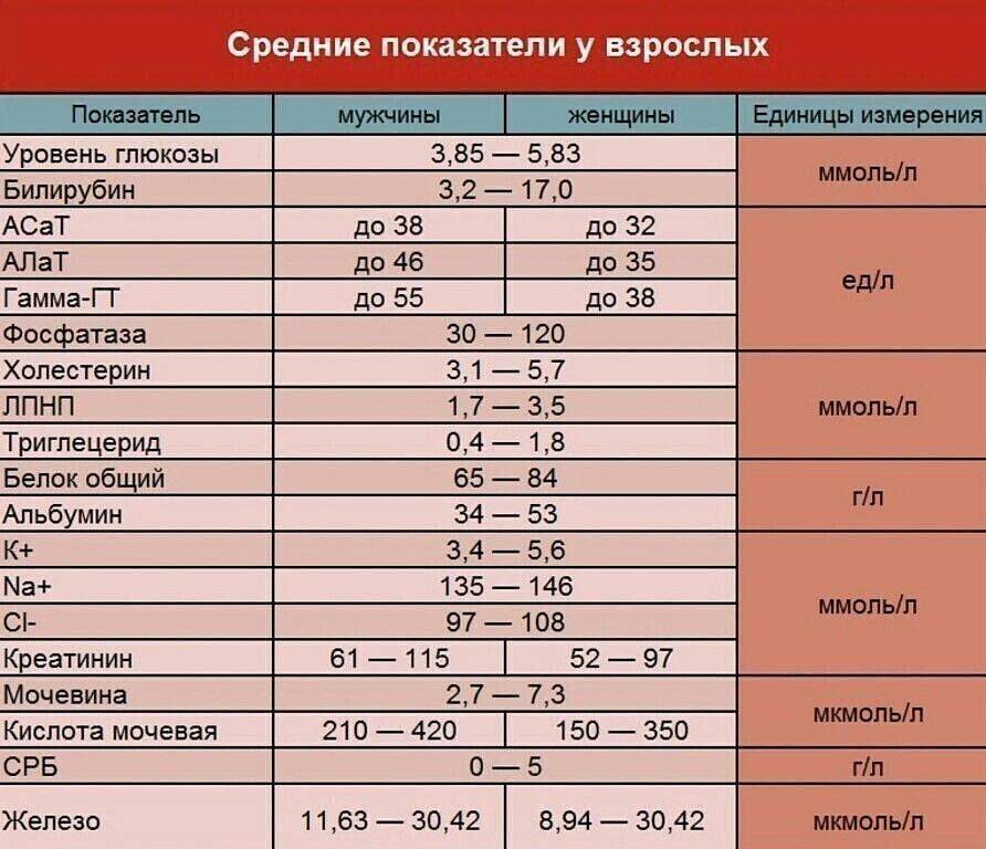 Биохимический анализ крови у ребенка
