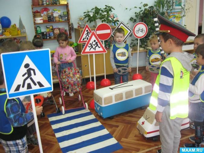 Конспект занятия по пдд в подготовительной группе «безопасное поведение детей на дорогах»