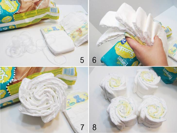 Коляска из памперсов: как сделать отличный подарок своими руками | babynappy