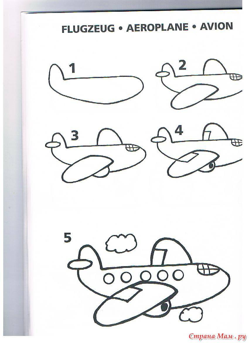 Обучение детей 6-7 лет рисованию пошагово