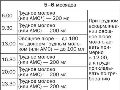 Как и когда кормить пятимесячного ребёнка