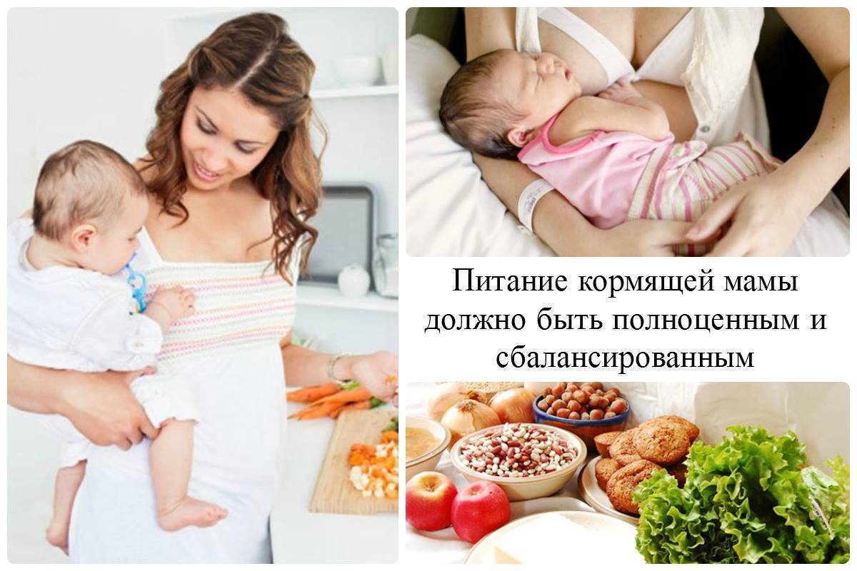Особенности питания кормящей матери