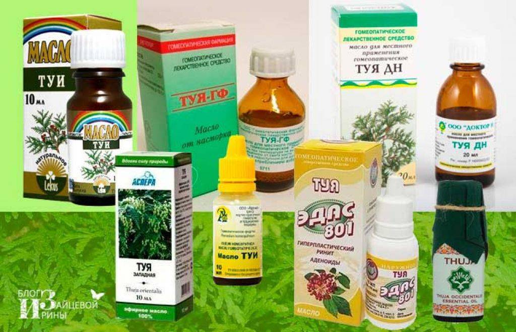 Эдас 801 — масло туи в нос